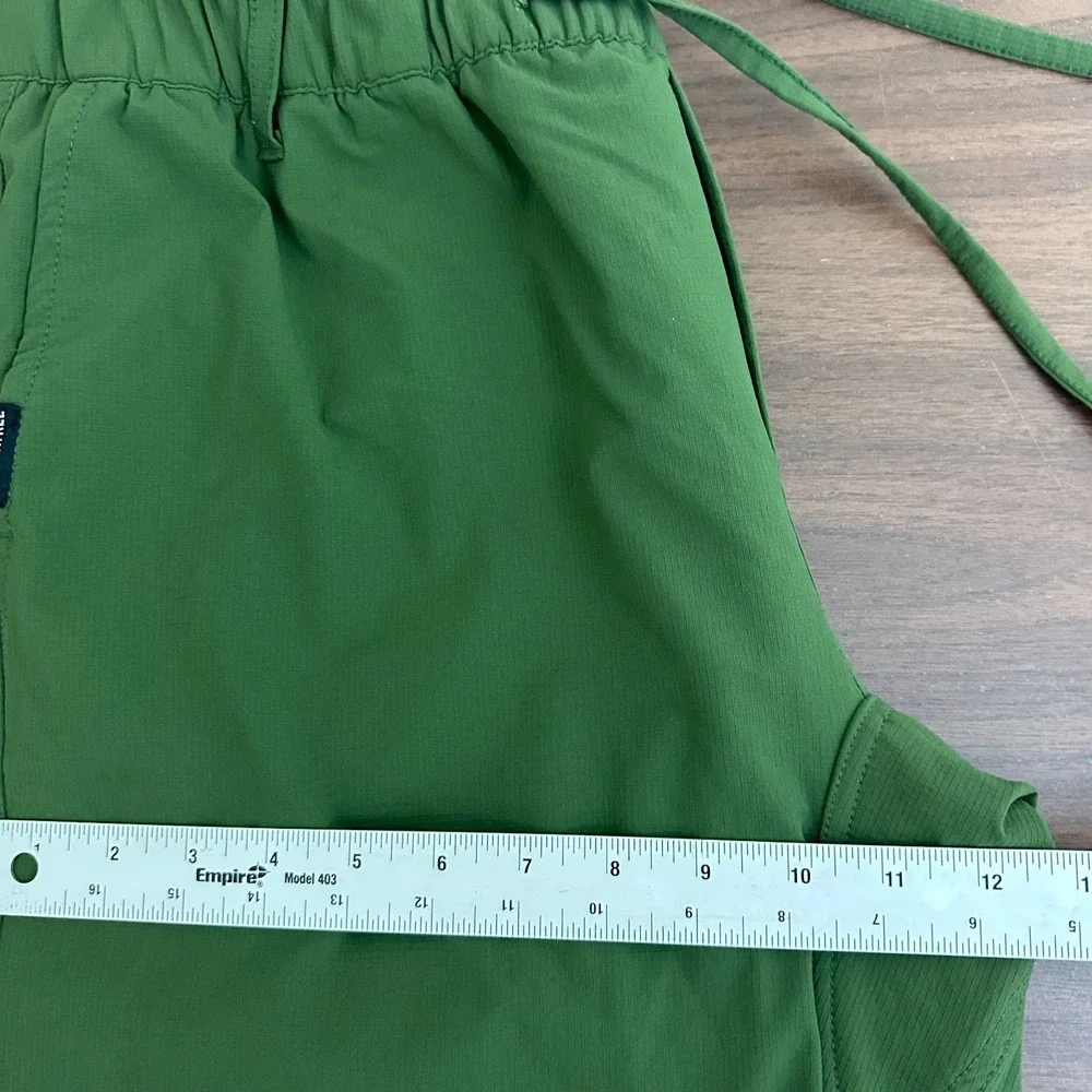 Coalatree Trailhead Adventure Pants Regular Green Ripstop Drawstring Mens L